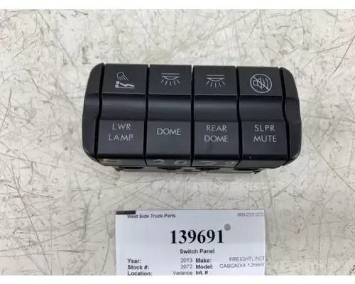 Freightliner Cascadia 125Bbc Switch Panel In Owensboro Ky 139691