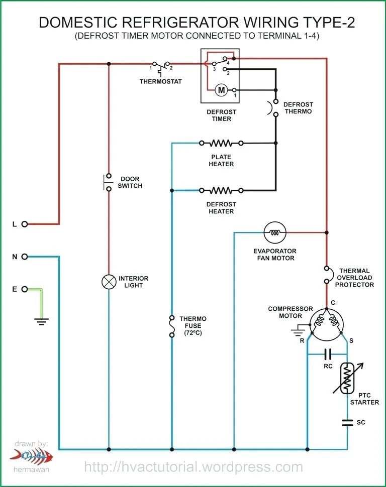 Fridge Refrigerator Start Relay Wiring Diagram