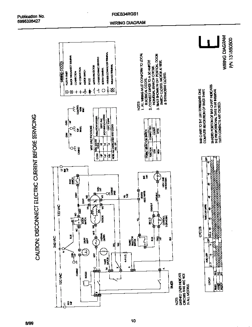 Frigidaire Affinity Dryer Schematic