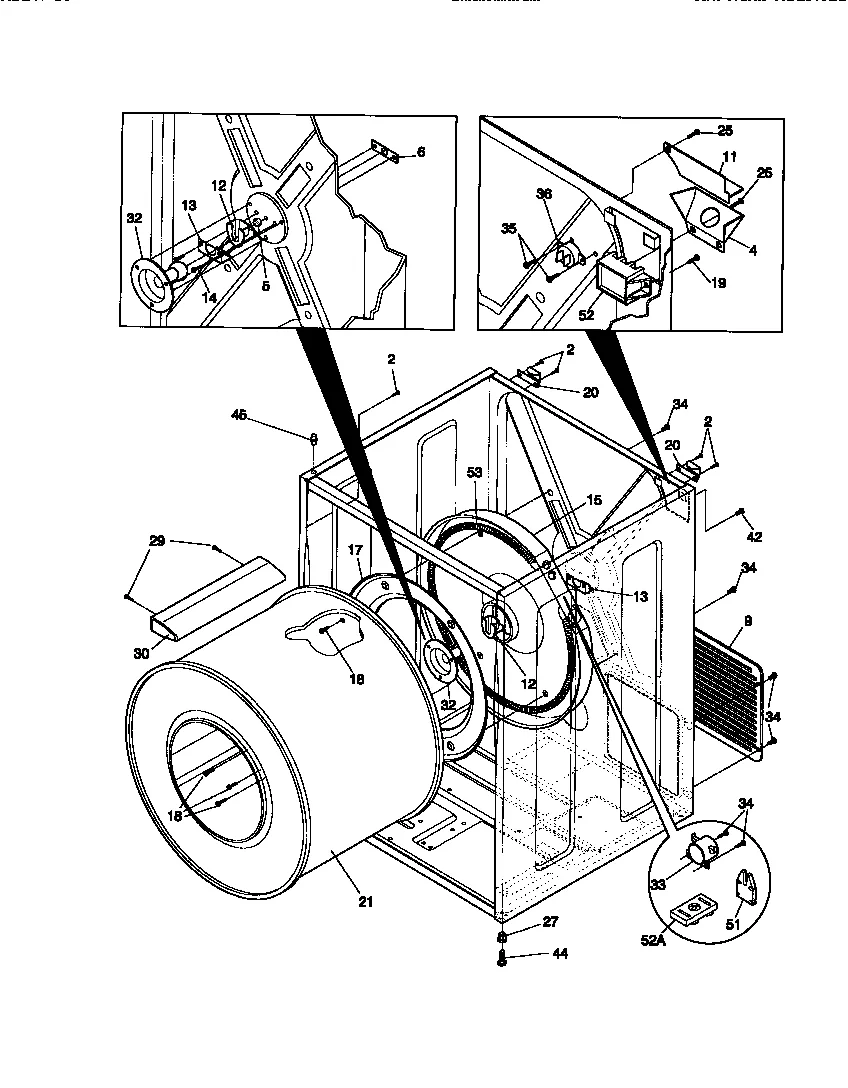 Frigidaire Dryer Parts Diagram