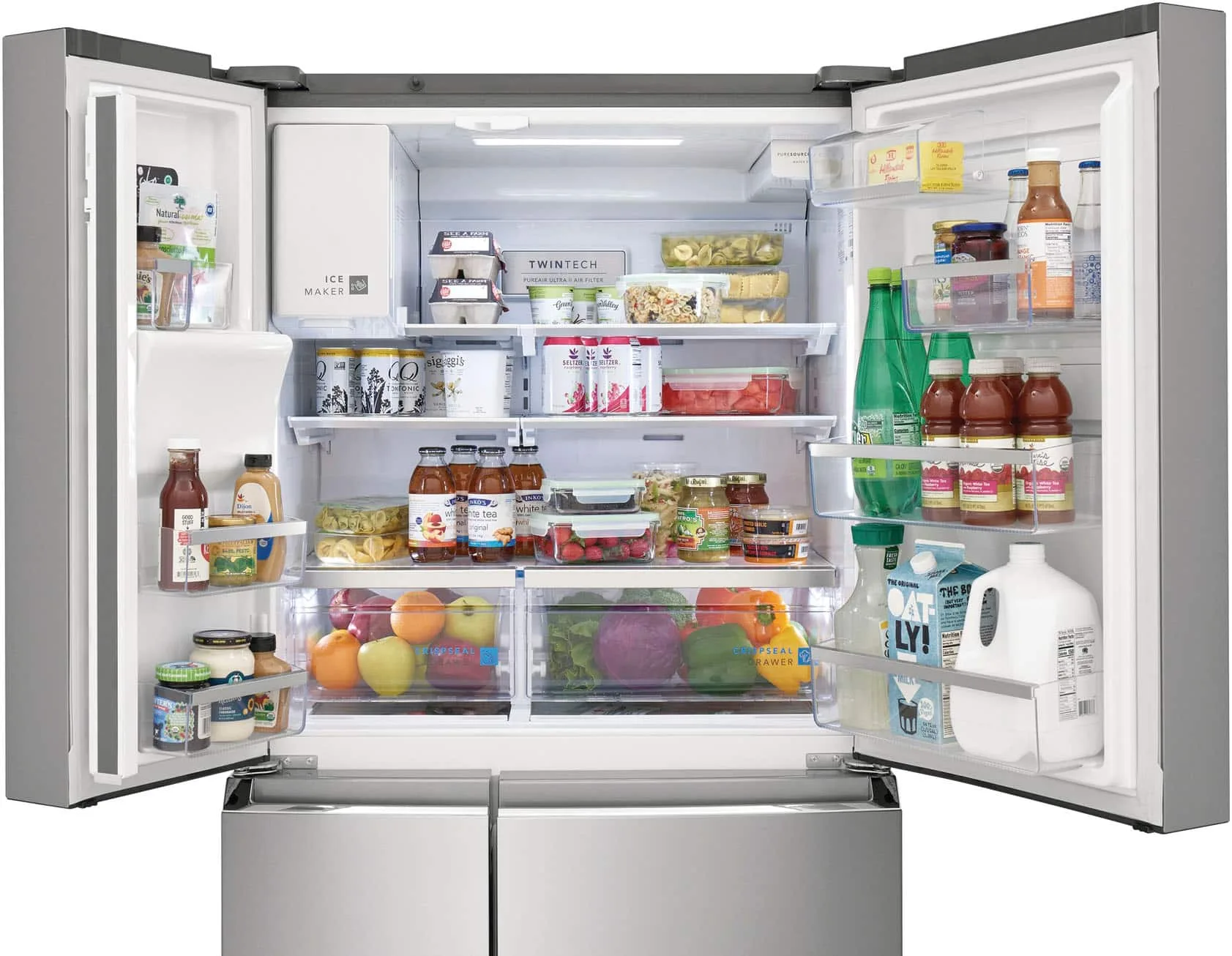 Frigidaire Gallery 21 3 Cu Ft Counter Depth 4 Door Refrigerator Stainless Steel Grqc2255Bf
