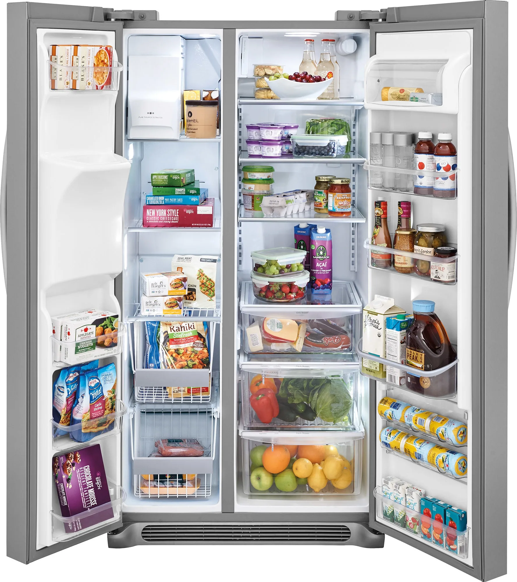Frigidaire Gallery Fgsc2335T 22 2 Cu Ft Counter Depth Side By Side Refrigerator Reviews