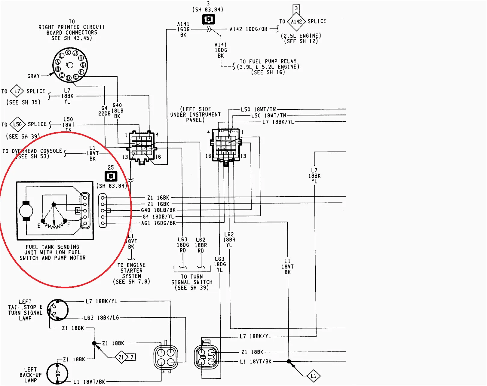 Fuel Tank Gauge Wiring Schematic Diagram