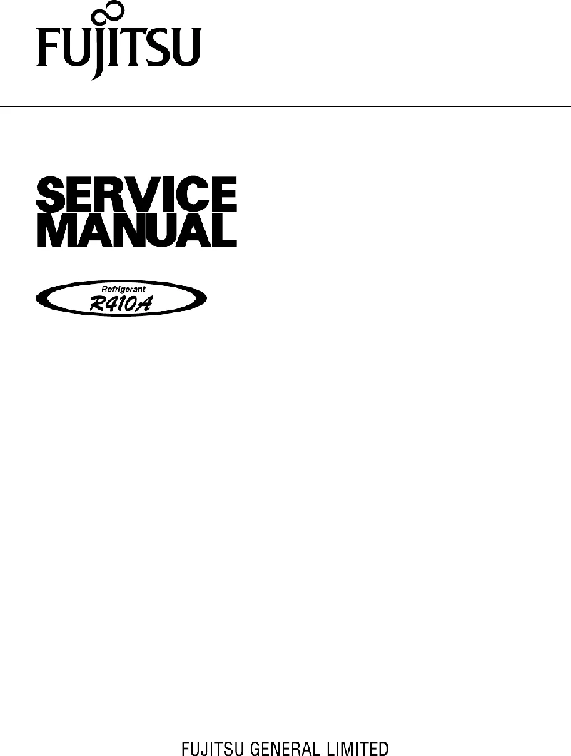 Fujitsu Aou36Rlxfz Fan Service Manual Pdf View Download
