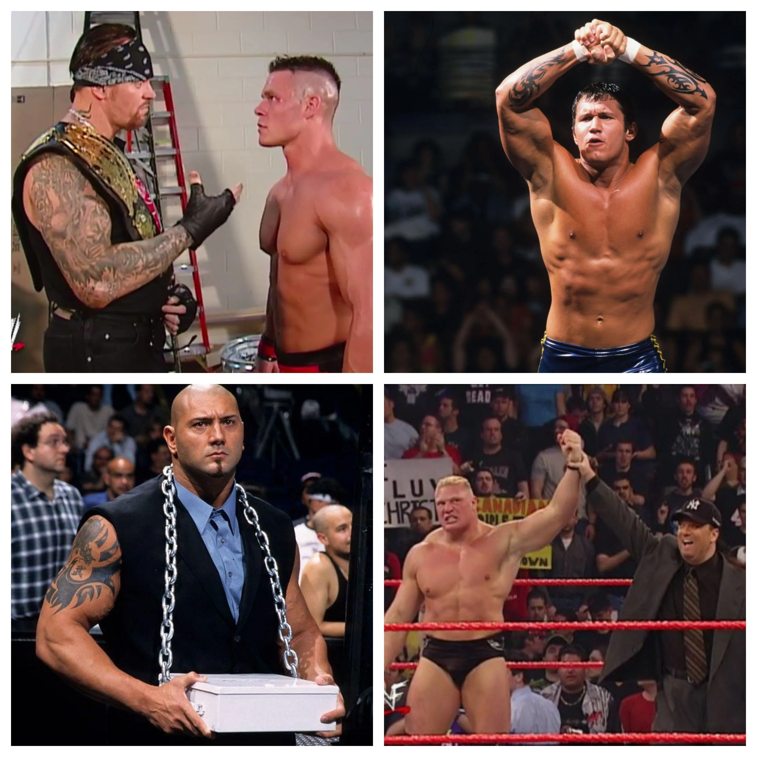 Fun Fact John Cena Debuted In 2002 Randy Orton Debuted In 2002 Batista Debuted In 2002 Brock