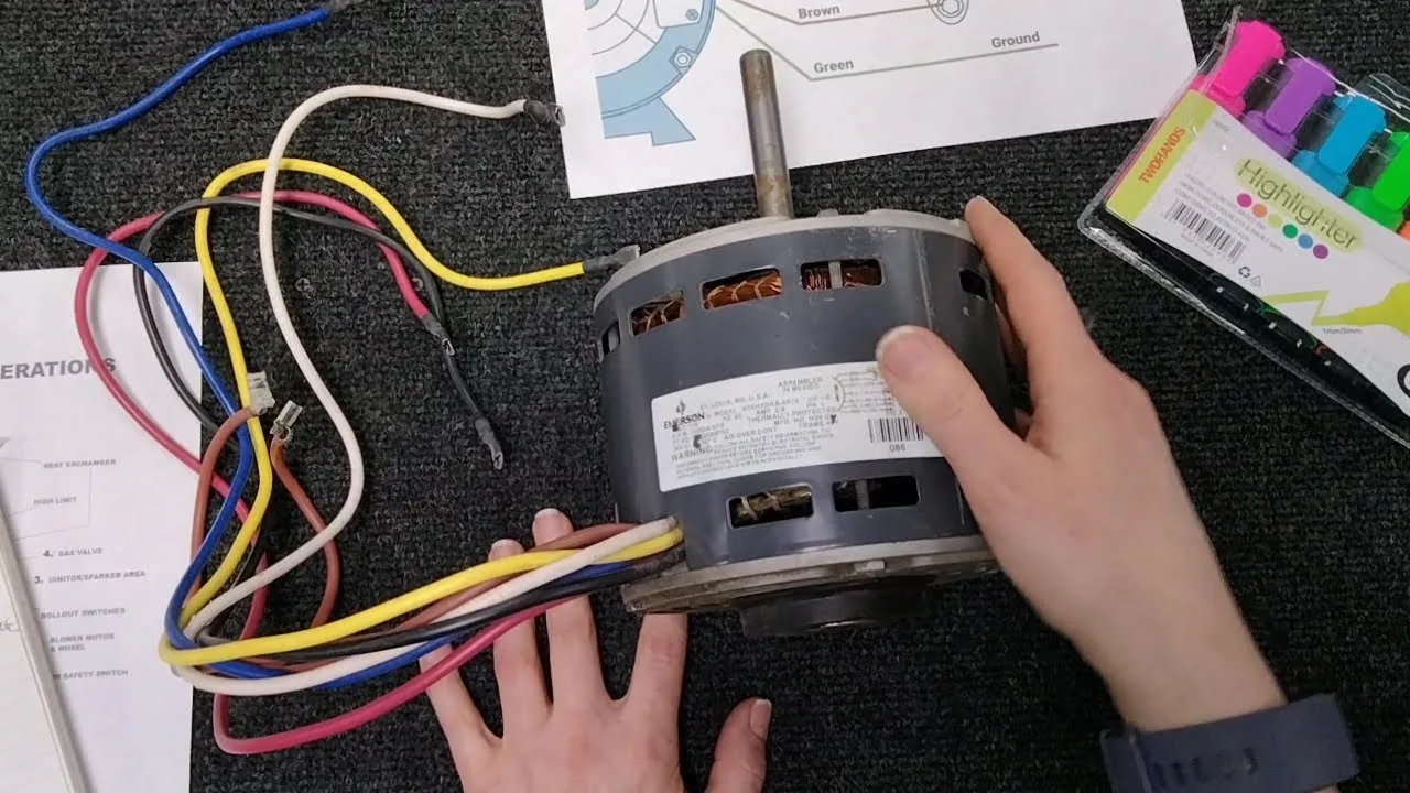 Furnace Blower Motor Wiring Diagram At Marcus Evenson Blog