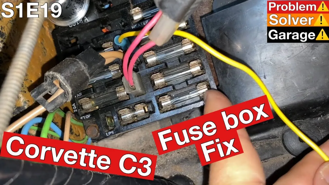 Fuse Box Diagram 1979 Corvette