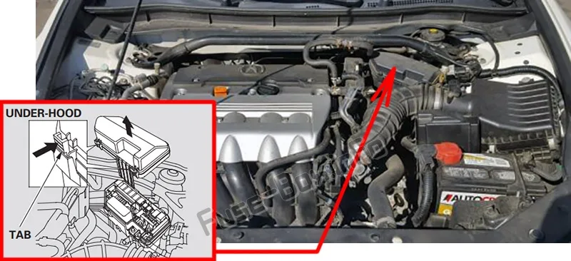 Fuse Box Diagram Acura Tsx Cu2 2009 2014