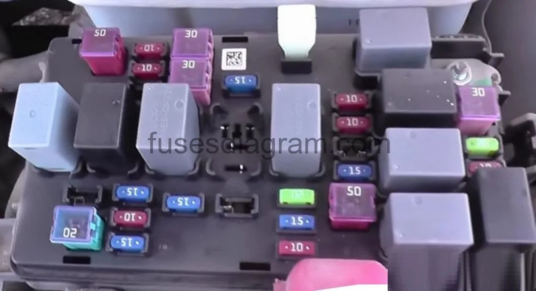 Fuse Box Diagram Chevrolet Aveo 2004 2011