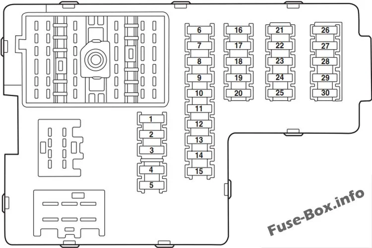 Fuse Box Diagram Ford Explorer 2002 2005