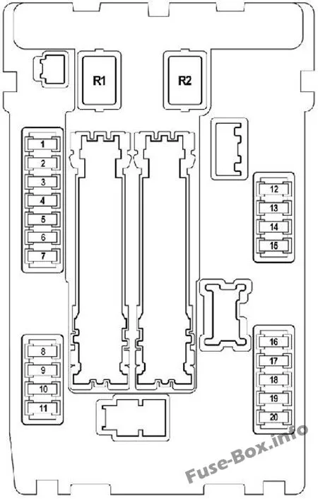 Fuse Box Diagram Nissan Teana J32 2009 2014