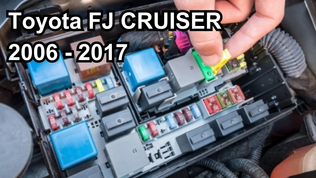 Fuse Box Diagram Toyota Fj Cruiser And Relay With 55 Off