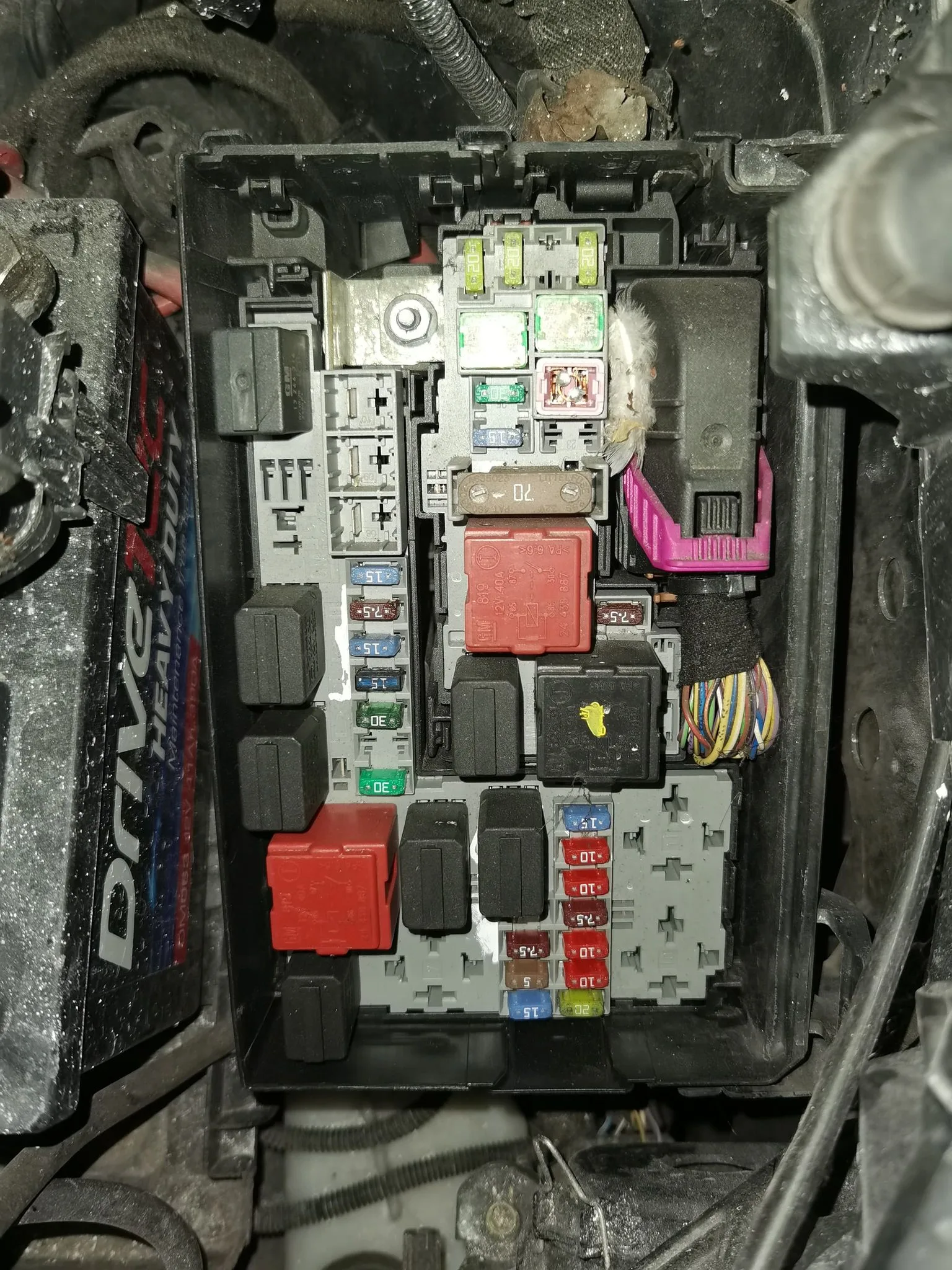Fuse Box Diagram Vauxhall Opel Corsa B Relay With 54 Off