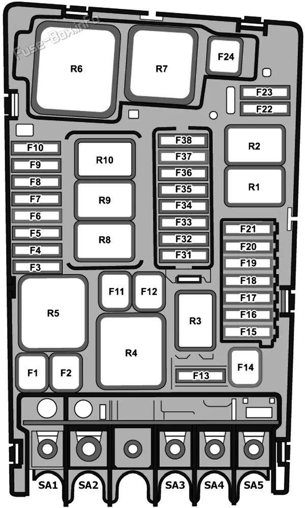 Fuse Box Diagram Volkswagen Tiguan 2020 2023