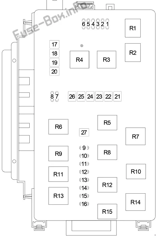 Fuse Panel Diagram 2006 Dodge Charger