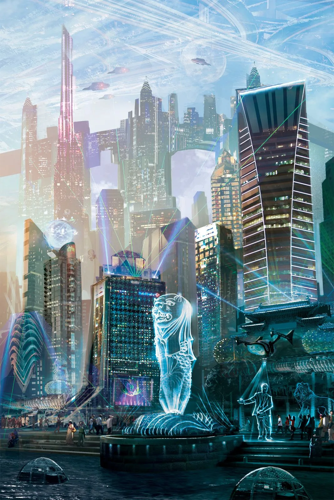 Futuristic Singapore Pascal Heinzelmann On Artstation At