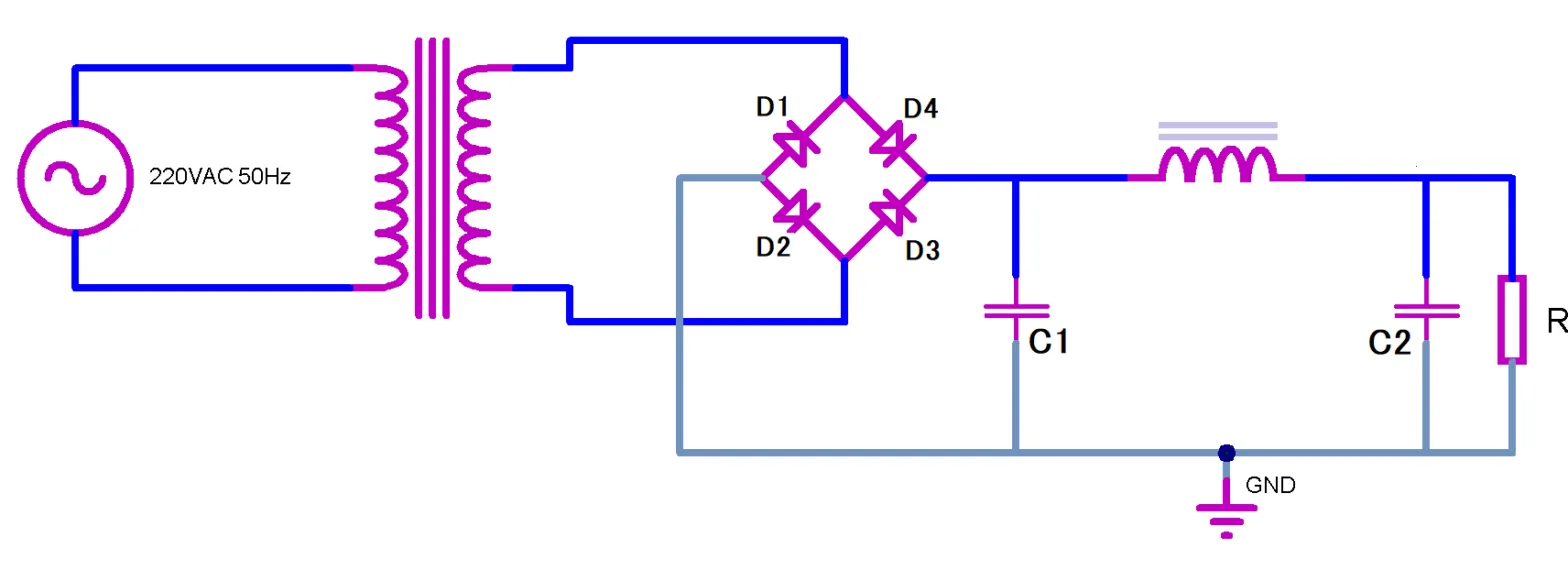 Fw Rectifiers Calculation Filter Circuit Diagram And Working Circuit Feed Electrical And
