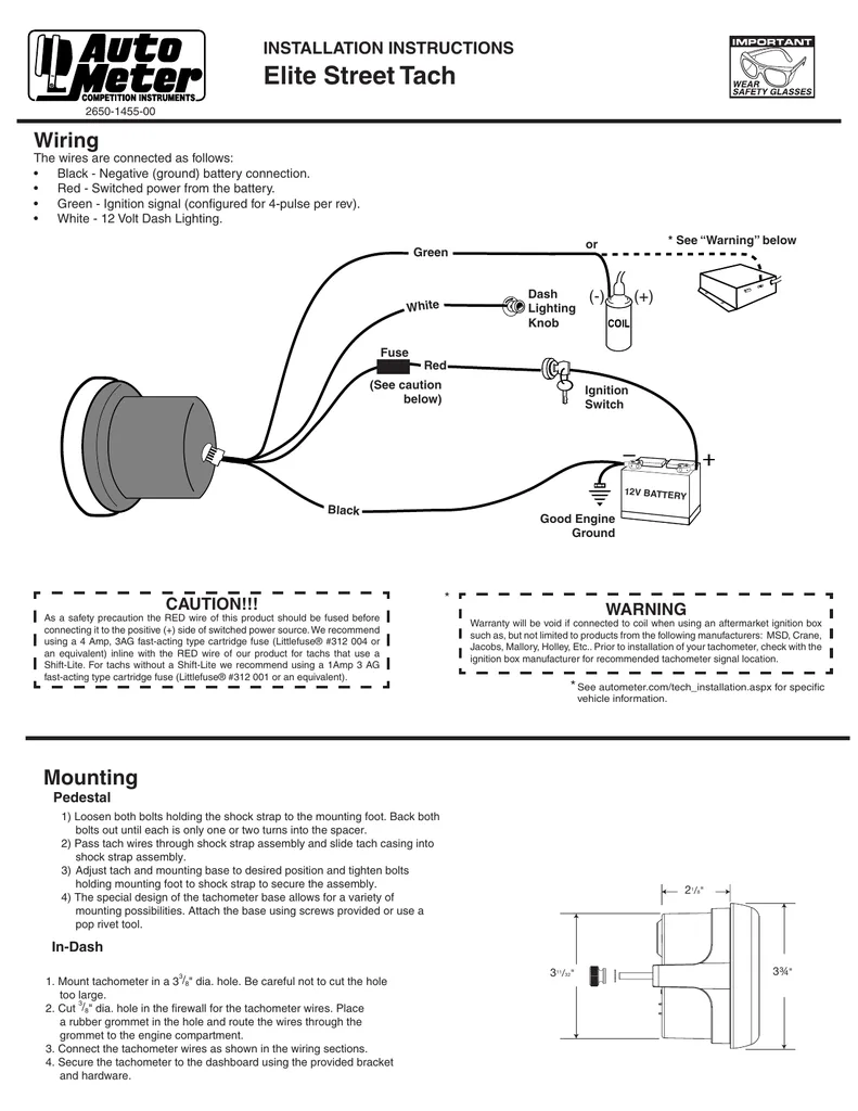 Fx Wiring Diagram Tach