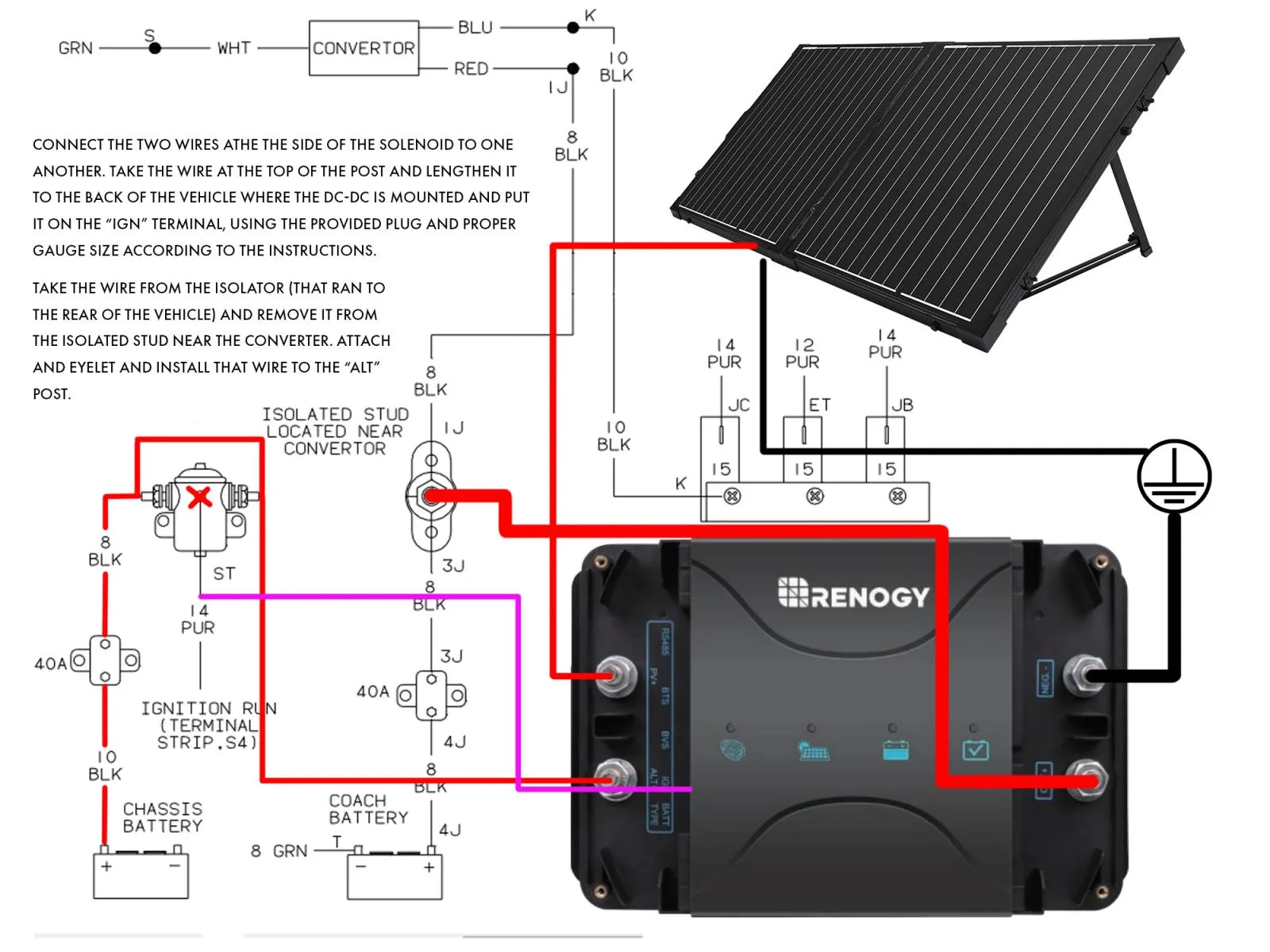 Gallery Diagram Wiring Renogy Rbc30D1S Solar Specific To 2001 Evc
