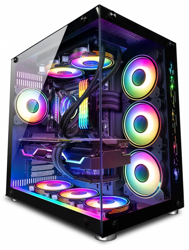 Gaming Pc Powerful Components Custom Build Overclocked Gaming Accessories Png
