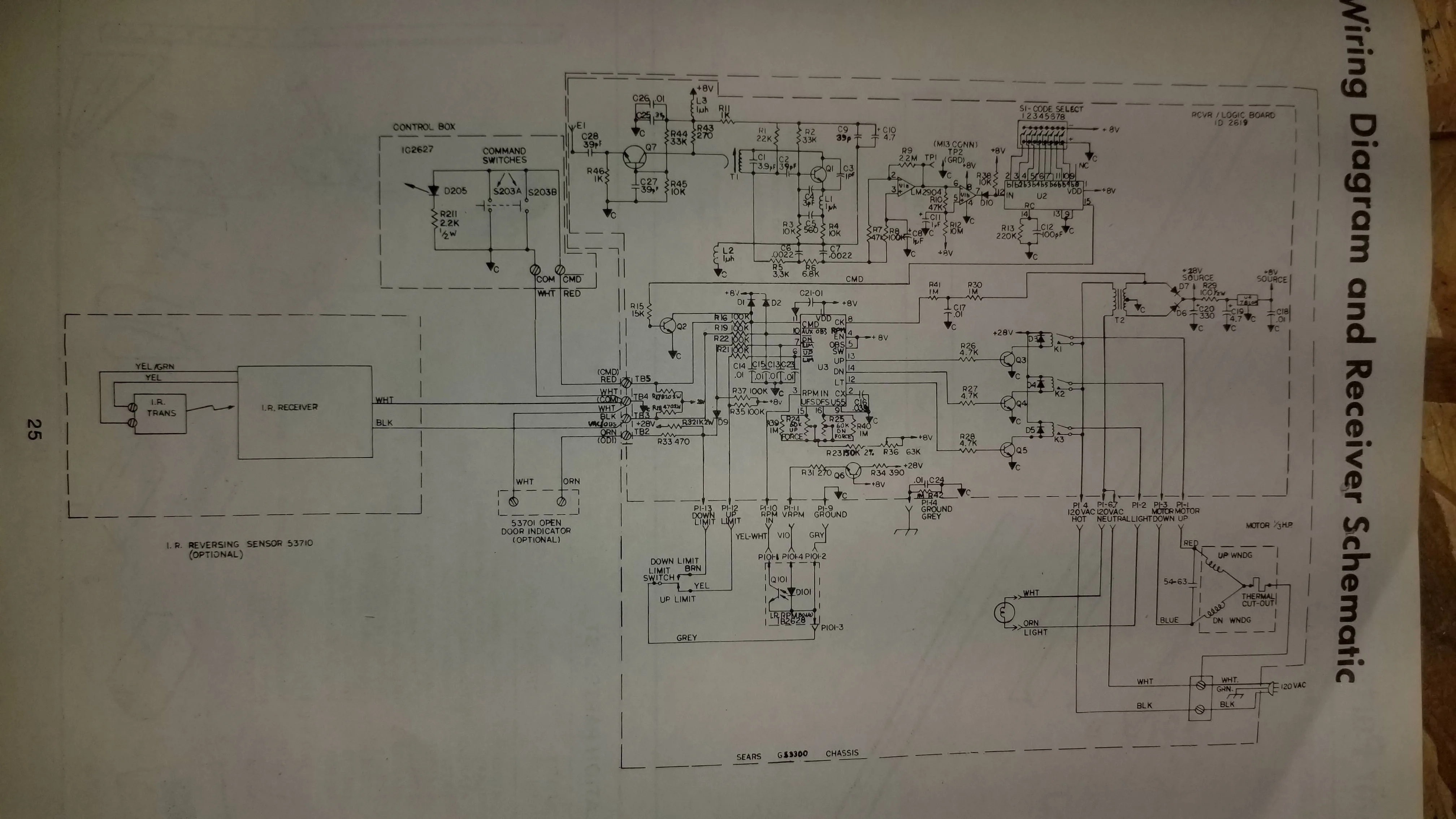 Garage Door Opener Schematic Chamberlain Liftmaster Garage D
