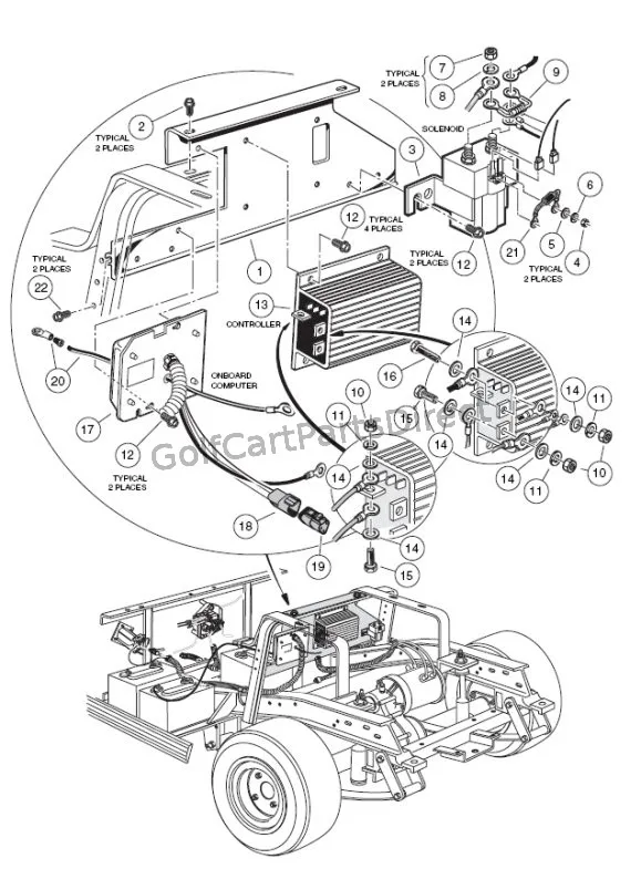 Gasoline Engine Club Car Wiring Diagram Gas