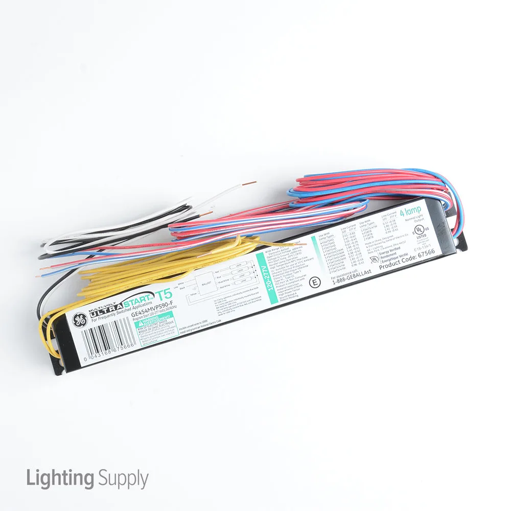 Ge 67566 Ge454Mvps90F Ultrastart Programmed Rapid Start Ballast Lighting Supply