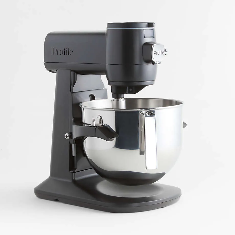 Ge Profile Carbon Black 7 Quart Smart Mixer With Auto Sense Reviews Crate Barrel
