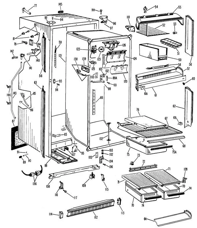 Ge Profile French Door Refrigerator Parts