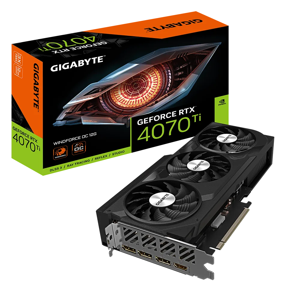 Geforce Rtx 4070 Ti Windforce Oc 12G Key Features Graphics Card Gigabyte U S A