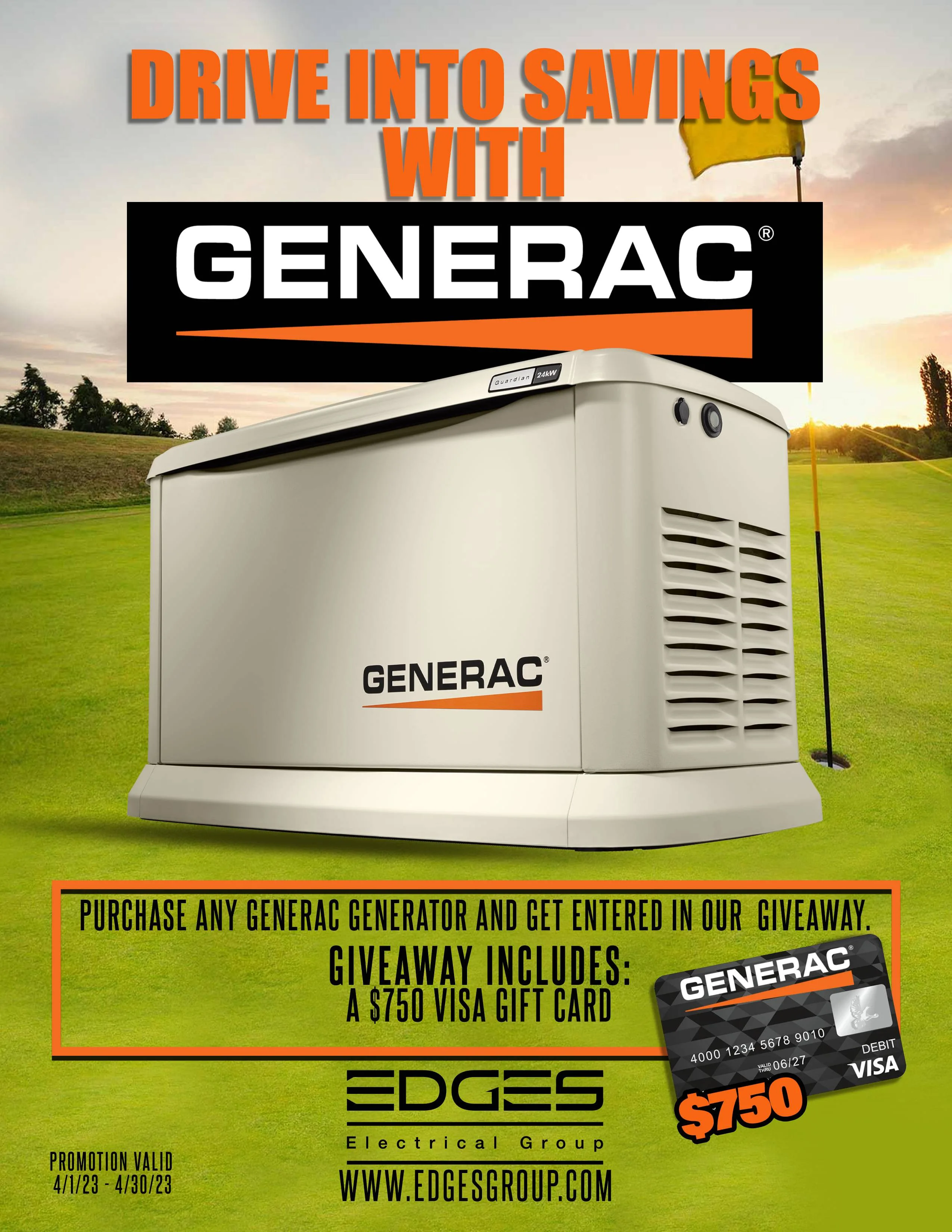 Generac April 2023 Specials Edges Electrical Group