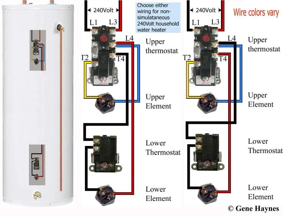 General Electric Water Heaters Wiring Schematics