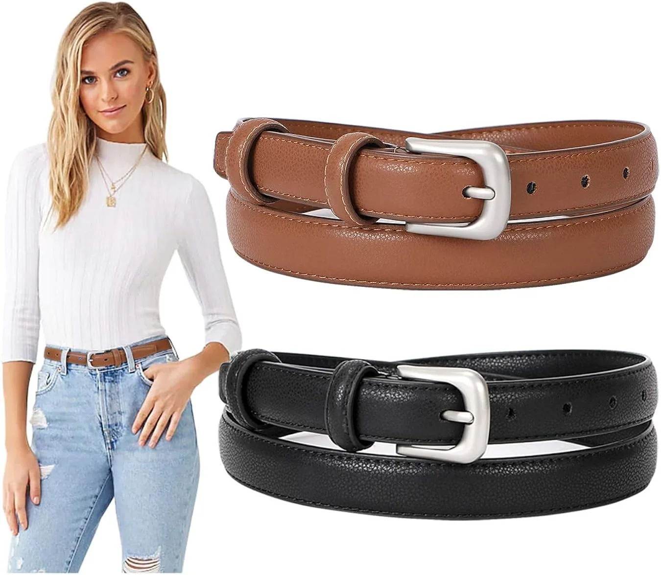 Genuine Leather Women S Belts For Jeans At Alexander Griffin Blog