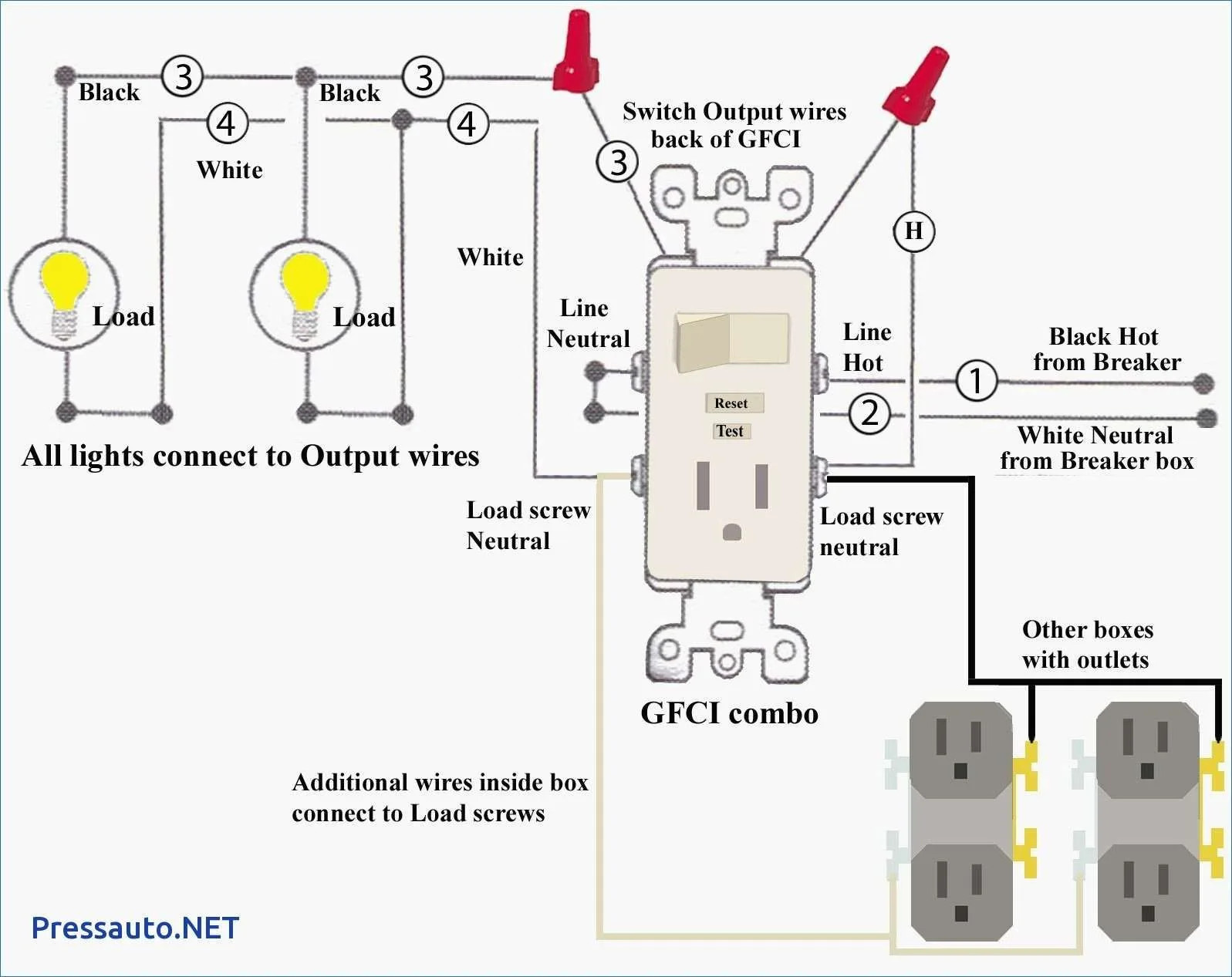Gfci Wiring Diagrams 16 Gfci Outlet Wiring Diagram West Vir