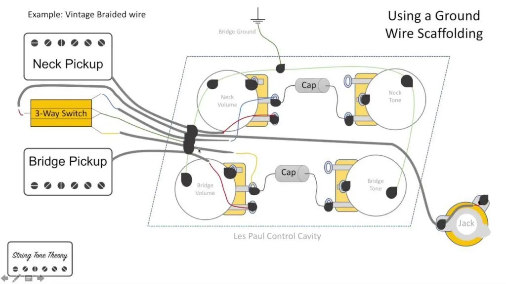 Gibson Les Paul 50S Wiring Diagram