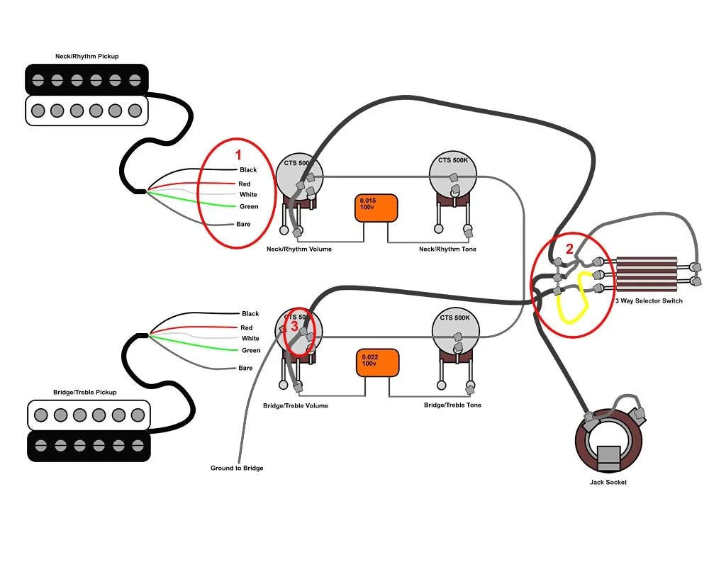 Gibson Les Paul Vintage Wiring Diagram