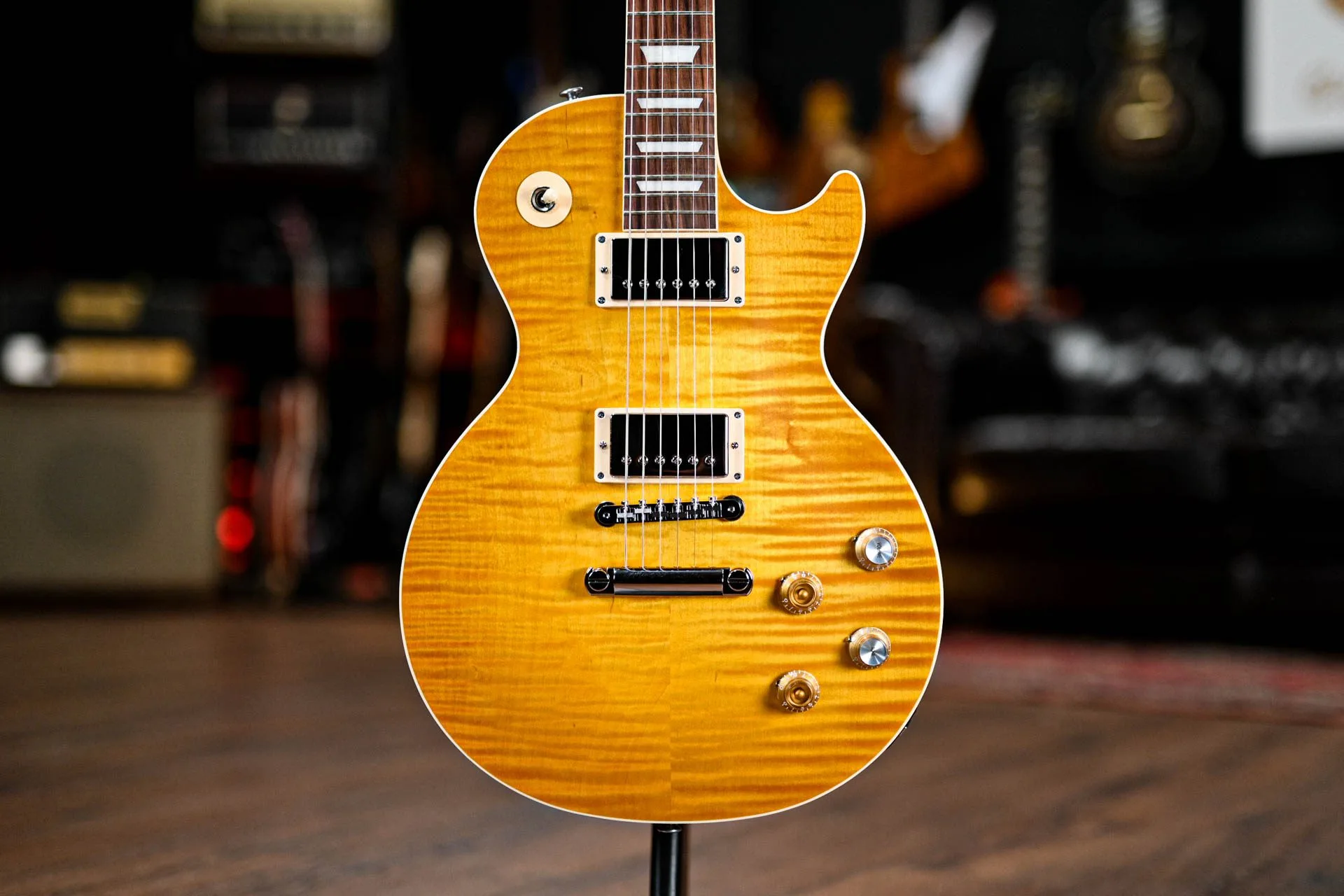 Gibson Usa Kirk Hammett Greeny Les Paul Standard In Greeny Burst 2 Guitar Gear Giveaway
