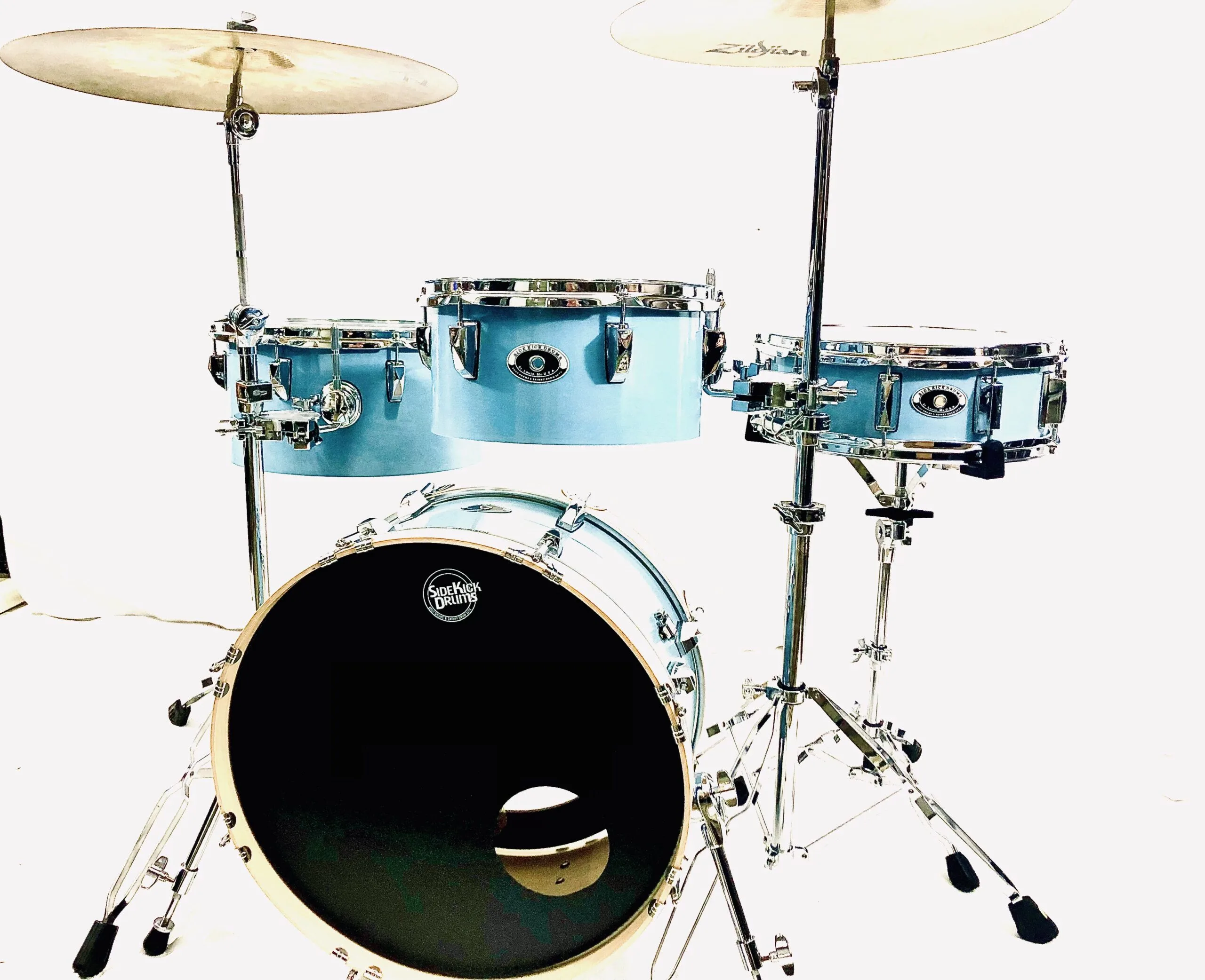Gigster Nesting Drum Kit 4 Piece Kit With Snare Side Kick Drums