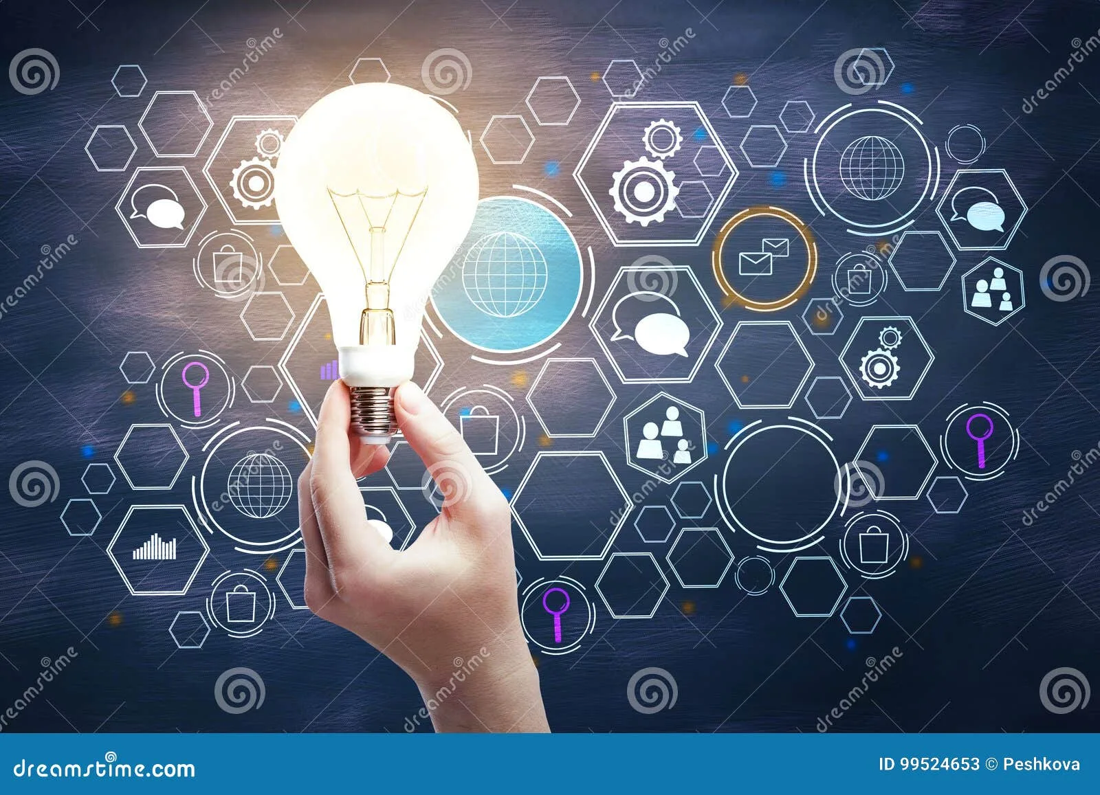 Global Innovation Concept Stock Image Image Of Computer 99524653