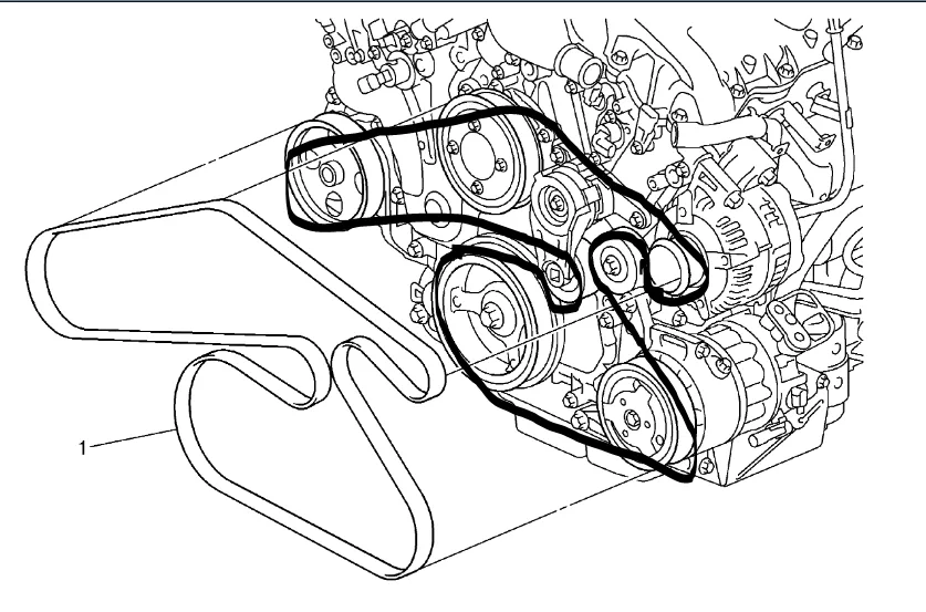 Gm 3 8 Serpentine Belt Routing