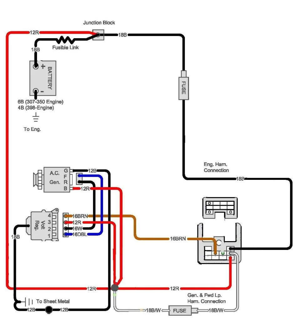 Gm 4 Wire Alternator Diagram