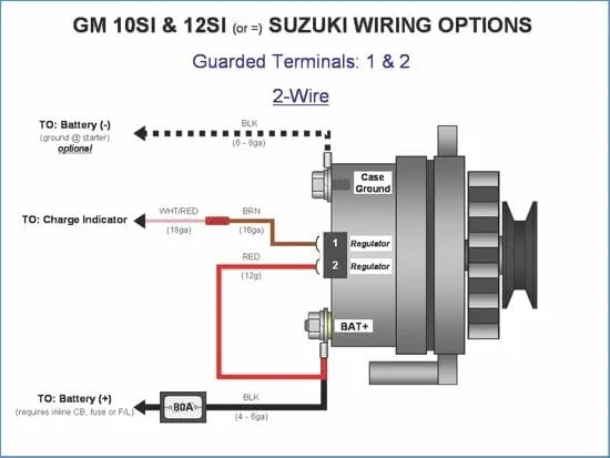 Gm 4 Wire Alternator Diagram