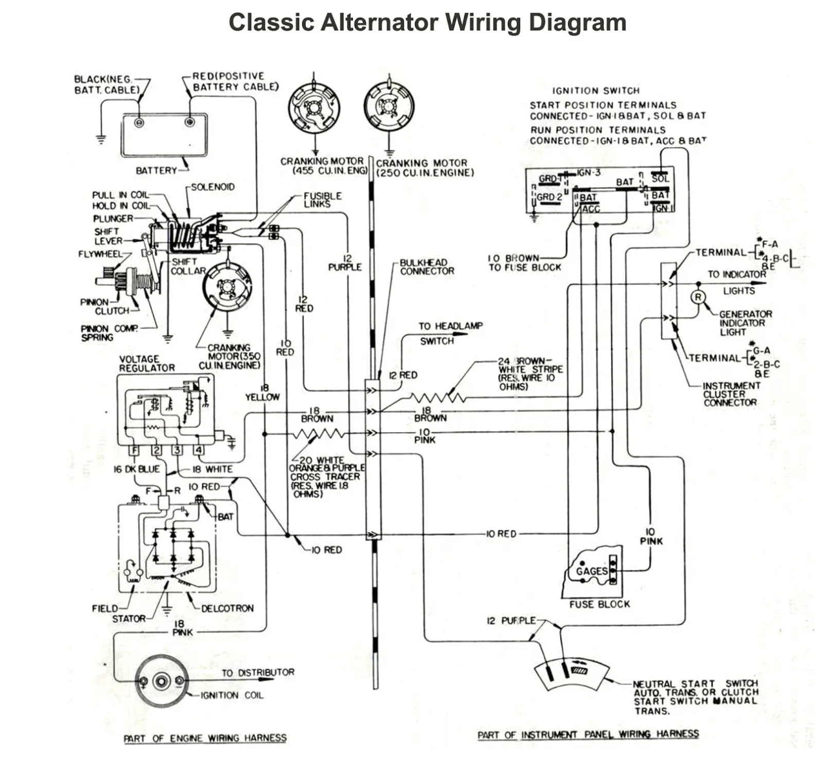 Gm Alternator Wiring Diagram Internal Regulator