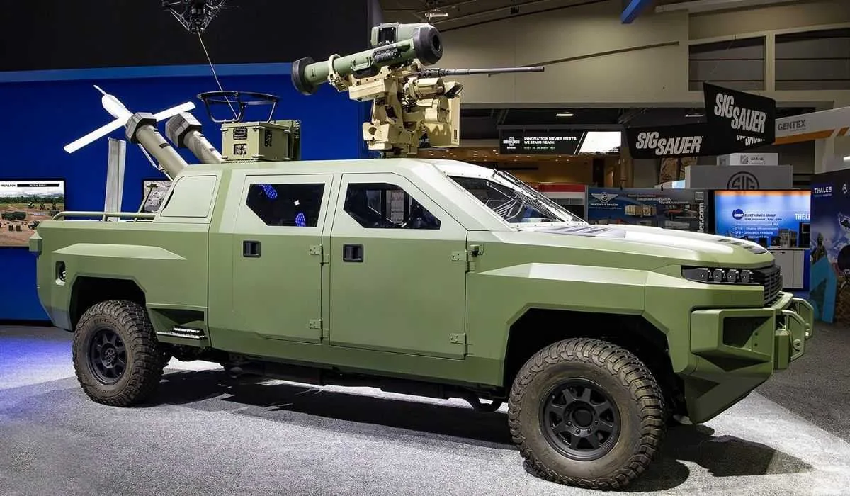 Gm Defense Lance Next Gen Véhicule Électrique Tactique À Long Rayon D Action Fonctionnant En