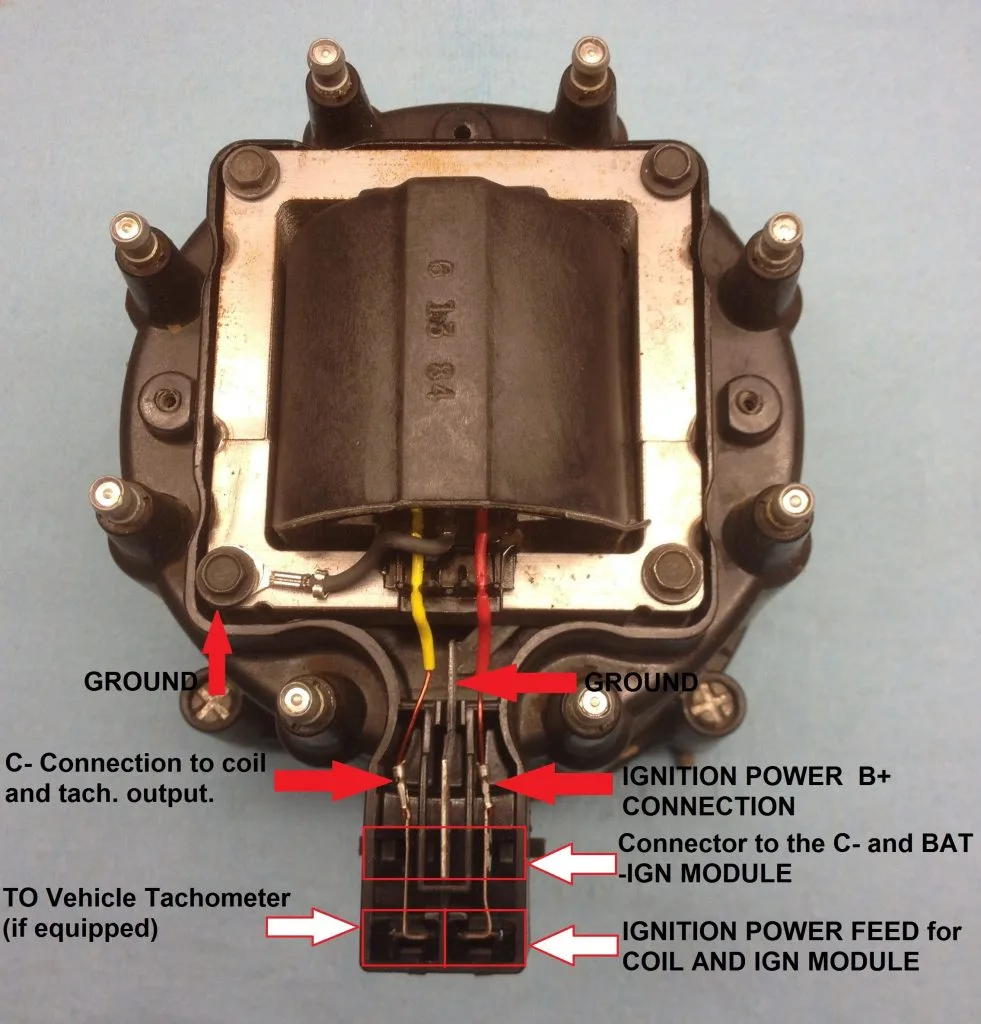 Gm Hei Distributor Wiring Harness Hei Distributor Wiring Con