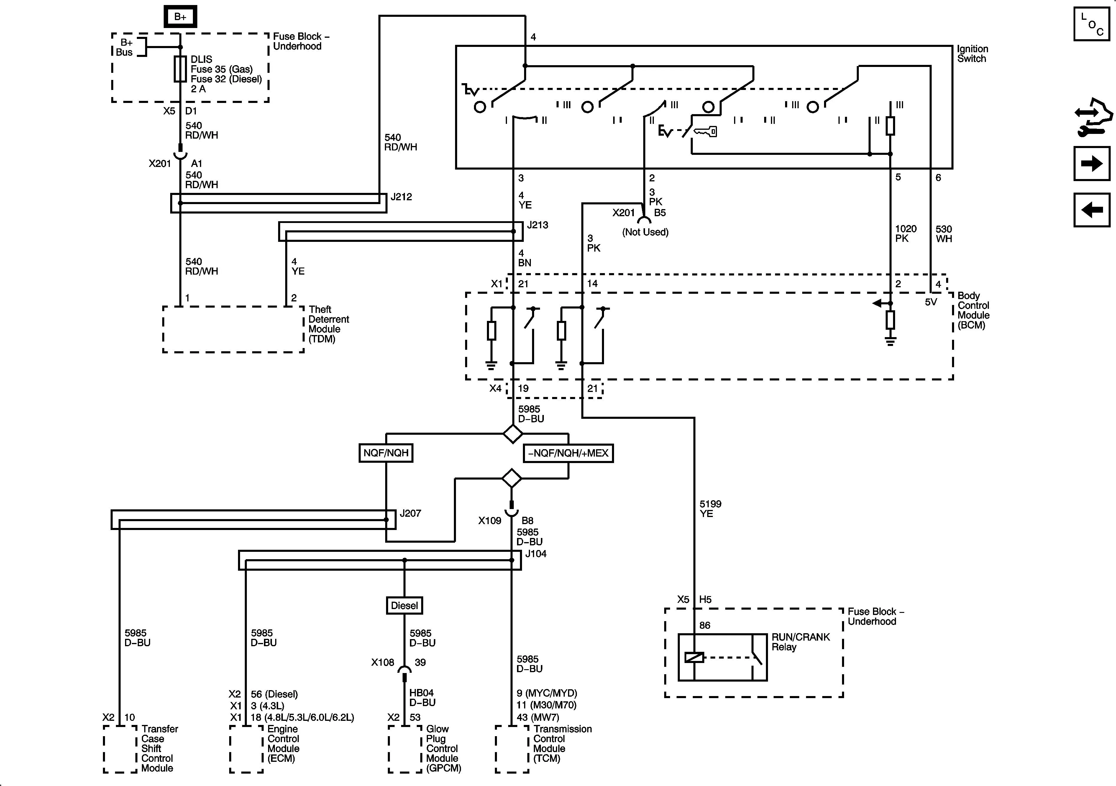 Gm Ignition Switch Schematic