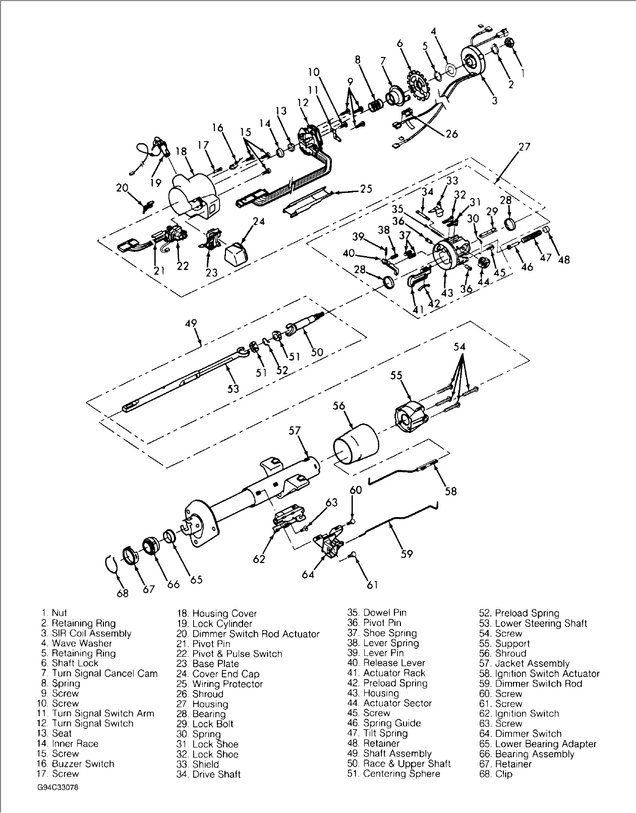 Gm Steering Column Identification