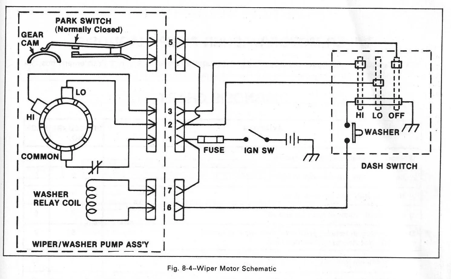 Gm Wiper Motor Wiring Diagram 1966 Truck Wiper Motor Wiring