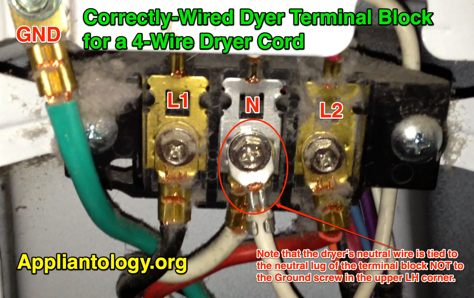 Going From 4 Wire To 3 Wire Dryer Cord