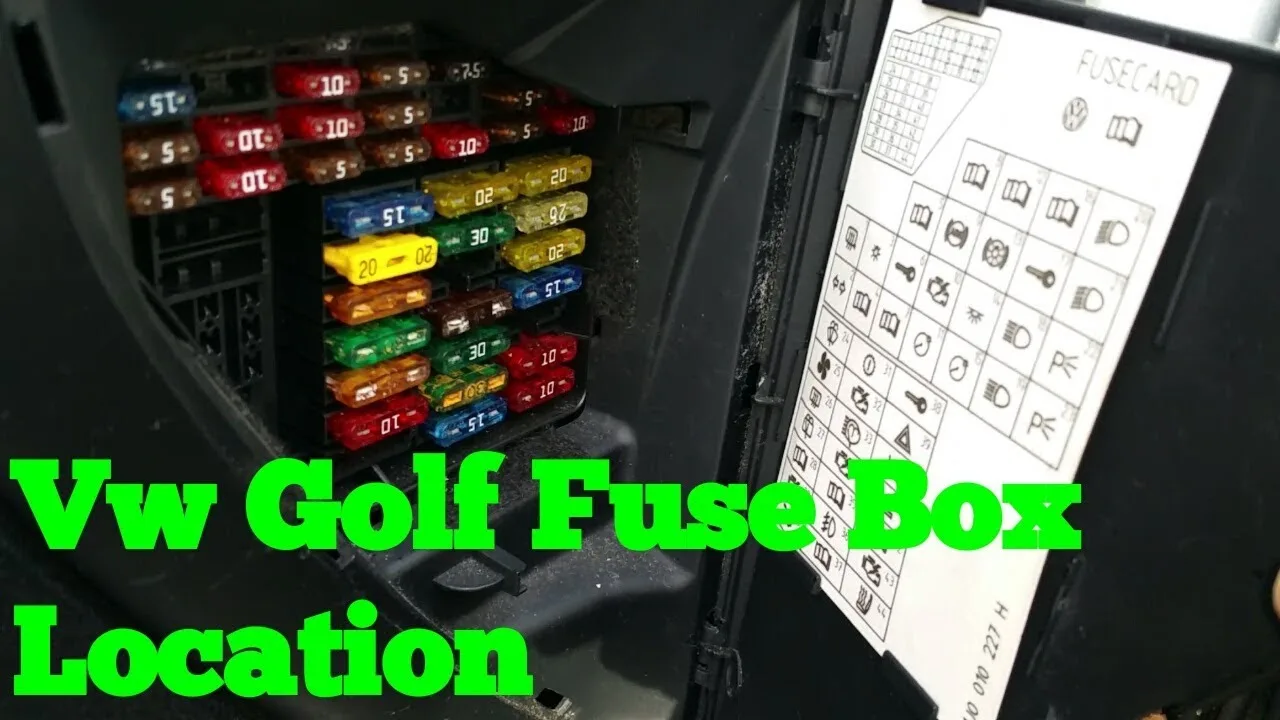 Golf Mk 5 Fuse Box Location